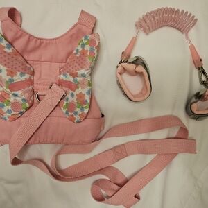 Pink Butterfly Kids Safety Harness